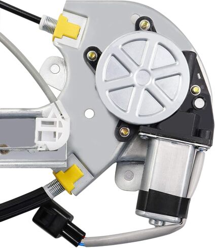 Rear Left Driver Side Power Window Regulator with Motor Fit for Buick Lesabre 2000 2001 2002 2003 2004 2005, Replaces 741-811 in Saudi Arabia