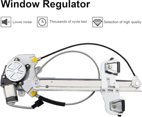 Rear Left Driver Side Power Window Regulator with Motor Fit for Buick Lesabre 2000 2001 2002 2003 2004 2005, Replaces 741-811 in Saudi Arabia