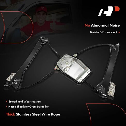 A-Premium Front Right Passenger Side Electric Power Window Regulator Without Motor Compatible with Volkswagen Eos 2007-2016 in Saudi Arabia