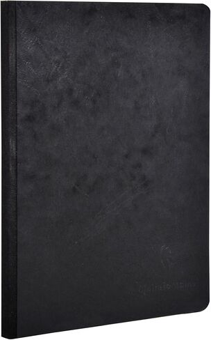 Clairefontaine - المرجع 79546C - دفتر ملاحظات Age Bag Clothbound (192 صفحة) - حجم A5، مساطر مبطنة، ورق رق مصقول 90 جرامًا للمتر المربع - غطاء بتأثير جلدي بني in Kuwait