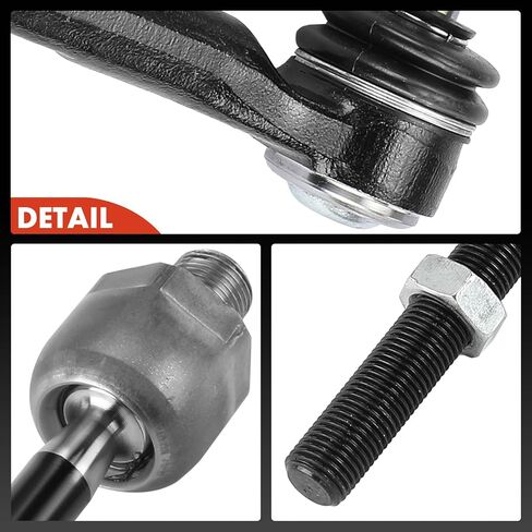 A-Premium Set of 4, Front Inner & Outer Tie Rod End Kit, Compatible with Honda Fit 2007-2008 in Saudi Arabia