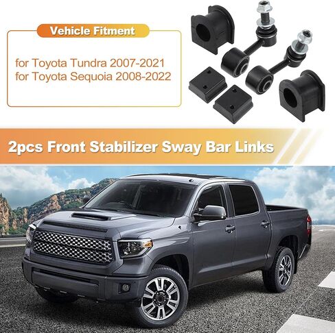 No.K750179/K750180/K201414 2pcs Front Sway Bar Links Stabilizer Link Kit Bushings Set for Toyota Tundra Sequoia 2008-2022 Suspension Kit in Saudi Arabia