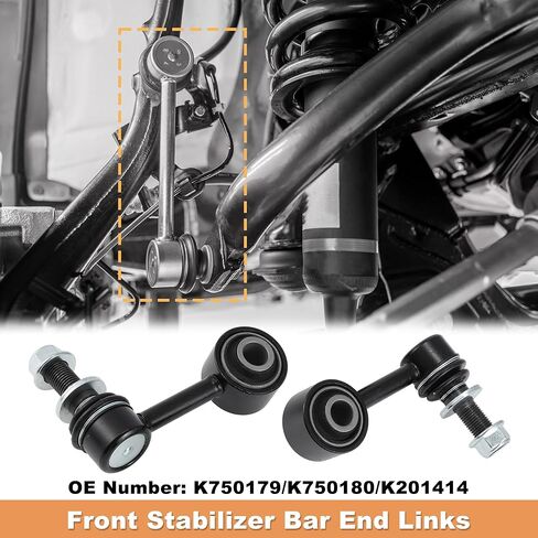 No.K750179/K750180/K201414 2pcs Front Sway Bar Links Stabilizer Link Kit Bushings Set for Toyota Tundra Sequoia 2008-2022 Suspension Kit in Saudi Arabia