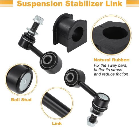 No.K750179/K750180/K201414 2pcs Front Sway Bar Links Stabilizer Link Kit Bushings Set for Toyota Tundra Sequoia 2008-2022 Suspension Kit in Saudi Arabia