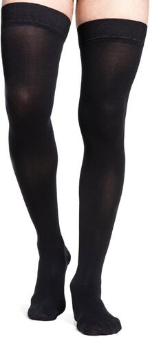SIGVARIS Men’s DYNAVEN Closed Toe Thigh-Highs w/Grip-Top 30-40mmHg in Kuwait