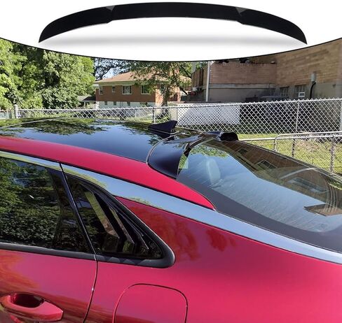 Roof Spoiler Compatible with 2021-2025 Kia K5 LX LXS GT EX Glossy Black Rear Window Roof Spoiler Wing in Saudi Arabia