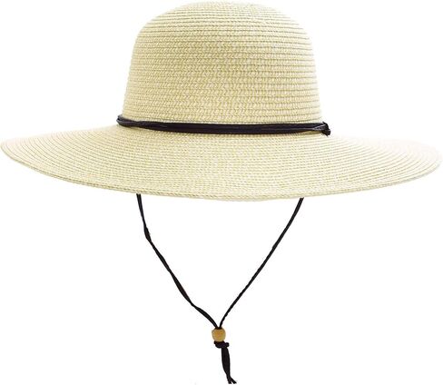 Women's Classic UPF 50+ Wide Brim Summer Straw Sun Hat in Kuwait