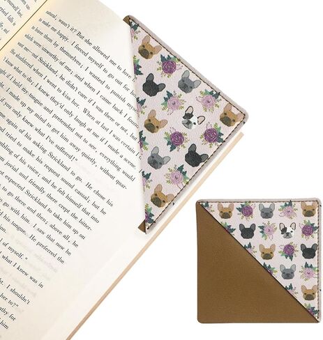 Cat Leather Bookmarks, Book Accessories for Reading Lovers, Unbreakable Page Markers for Women Men Girls Boys Student Teacher Kids Birthday Gifts in Kuwait