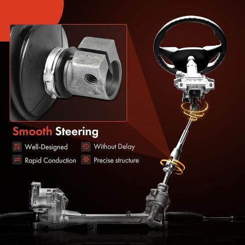 A-Premium Lower Intermediate Steering Column Shaft U-Joint Compatible with Chevy Silverado 1500 14-18, Suburban, Tahoe 15-20 & Cadillac Escalade (ESV) 15-20 & GMC Sierra 1500 14-18, Yukon (XL) 15-20 in Saudi Arabia