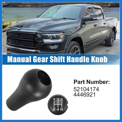 1 Set 5 Speed Manual Transmission Shift Knob with Insert for Dodge Dakota 1994-2009 for Dodge Durango 1998-2000 No.52104174/4446921 Auto Accessories in Saudi Arabia