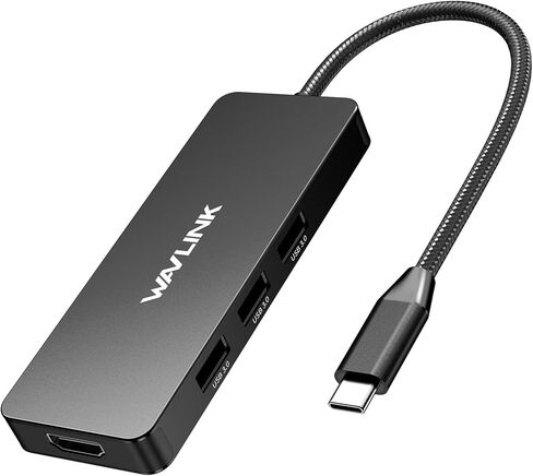 WAVLINK USB C Docking Station with 130W Power Adapter, Triple Display USB Type C to Dual HDMI Dock, 2 HDMI, DisplayPort, 100W PD3.0 Charging for Laptop, Ethernet, 4 USB 3.0, SD/TF Slot, Audio, Black in Saudi Arabia