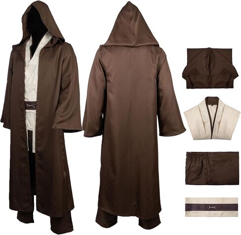 زي تنكري رجالي بغطاء للرأس للهالوين، بدلة تنكرية لمستخدم القوة للرجال البالغين in Kuwait