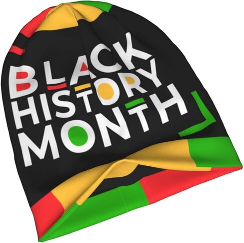 قبعة صغيرة لشهر التاريخ الأسود للنساء والرجال، أغطية رأس للسرطان، قبعات عمامة متماسكة، إكسسوارات الهدايا in Kuwait