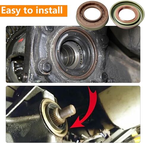 Rear Axle Wheel Seal Driver & Passenger Side Pair Compatible with Ford F150 F250 Truck Lincoln Blackwood Mark LT Navigator with 9.75 Inch Ring Gear Rear Wheel Seal in Kuwait