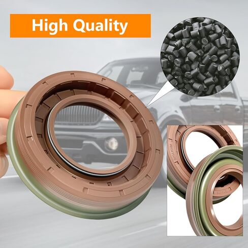 Rear Axle Wheel Seal Driver & Passenger Side Pair Compatible with Ford F150 F250 Truck Lincoln Blackwood Mark LT Navigator with 9.75 Inch Ring Gear Rear Wheel Seal in Kuwait