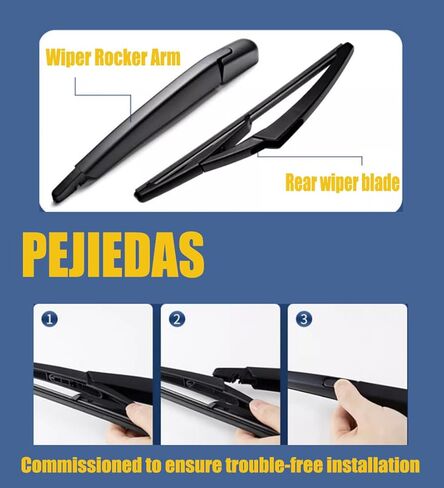 Rear Windscreen 16" Rear Wiper Blades Replacement Ford Expedition 2009-2016 Lincoln Navigator 2009-2016/OE Factory Quality in Kuwait