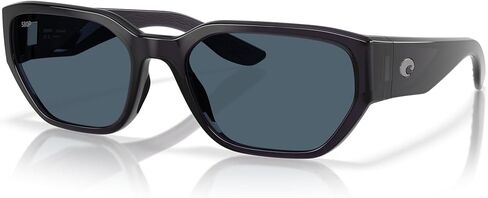 Costa Woman Sunglasses Deep Purple Frame, Gray 580p Lenses, 58MM in Saudi Arabia