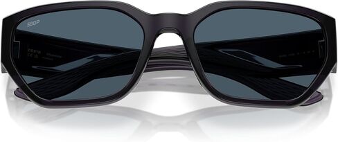 Costa Woman Sunglasses Deep Purple Frame, Gray 580p Lenses, 58MM in Saudi Arabia