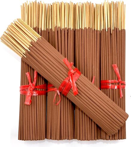 500 Unscented Incense Sticks 7" Short Bulk - 100% Natural Joss and Bamboo Punk Small Blanks - Great for DIY Aromatherapy Incense Making. in Saudi Arabia