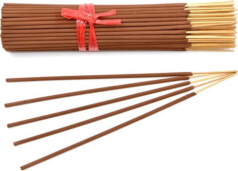 500 Unscented Incense Sticks 7" Short Bulk - 100% Natural Joss and Bamboo Punk Small Blanks - Great for DIY Aromatherapy Incense Making. in Saudi Arabia