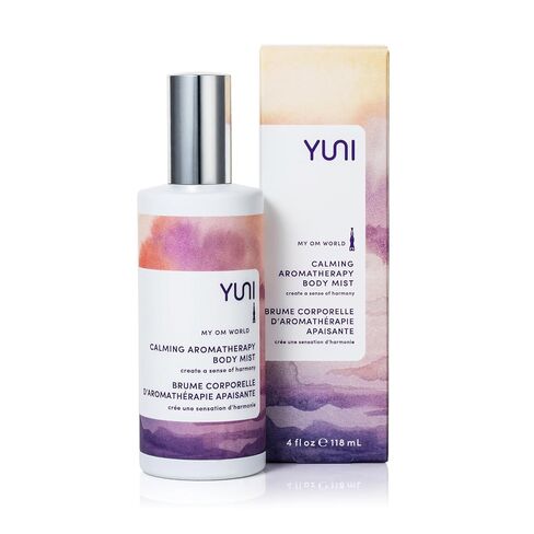 YUNI Beauty Calming Body Mist (4oz) My OM World - Natural Aromatic Oils - Relaxing Stress Relief - Promotes Focus & Clarity - All Natural, Paraben-Free, Cruelty-Free in Kuwait
