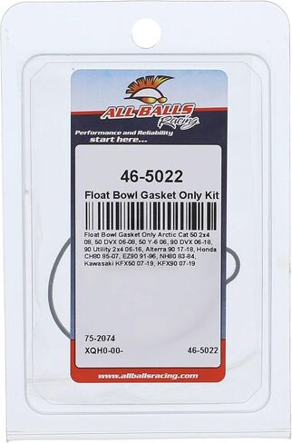 مجموعة حشية الوعاء العائم لجميع الكرات فقط (46-5022) بديلة لـ Kawasaki KFX50 07-19، KFX90 07-19، Textron 90 DVX 18، Alterra 90 18 in Saudi Arabia