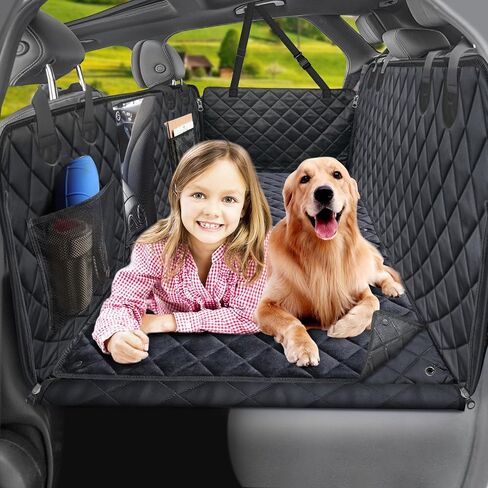 URPOWER Back Seat Extender for Dogs, Large Hard Bottom Dog Car Seat Cover in Saudi Arabia