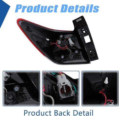 Silscvtt RH الفرامل الخلفية الخلفية الذيل ضوء الجمعية استبدال لسوبارو Crosstrek 2018-2019 سوبارو امبريزا هاتشباك عربة 2017-2019 الجانب الأيمن 84201FL02A SU2805109 in Kuwait