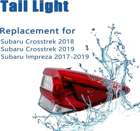 Silscvtt RH الفرامل الخلفية الخلفية الذيل ضوء الجمعية استبدال لسوبارو Crosstrek 2018-2019 سوبارو امبريزا هاتشباك عربة 2017-2019 الجانب الأيمن 84201FL02A SU2805109 in Kuwait