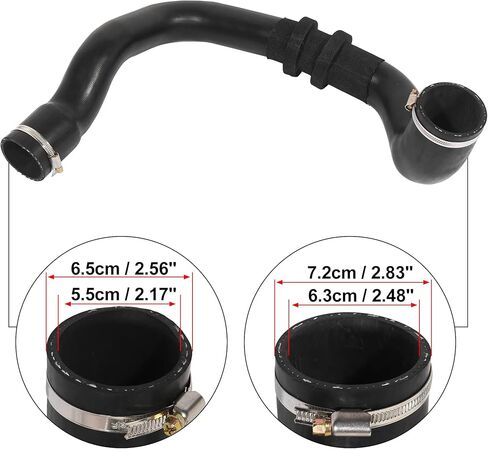 خرطوم آخذ للهواء سيارة توربو المبرد خرطوم نظام مدخل الهواء خراطيم/صالح لاند روفر لسيارة رينج روفر إيفوك 2012-2018 LR066436 خرطوم سحب فلتر الهواء المرن in Kuwait