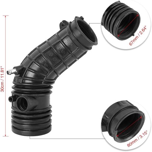 Air Intake Hose Car Auto Air Intake Rubber Engine Air Intake Tube Hose/Fit for Honda Accord 03-05 I4 2.4L 17228-RAA-A00 Flexible Air Filter Intake Hose in Kuwait