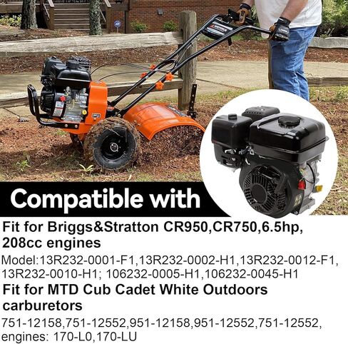 SOFO OEM Carburetor 596080 595651 Fits Briggs & Stratton CR950, XR950, CR750, XR750, Fits 208cc 6hp Engines for MTD Craftsman Troy-Bilt Lawn Mower Water Pump in Kuwait