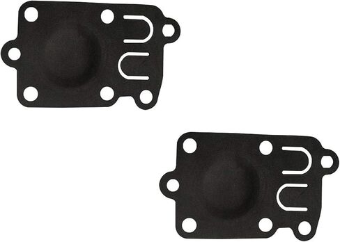 2Pcs Black Carburetor Diaphragm Replaces for Briggs and Stratton 272538 for 3-5 HP Horizontal Pulsa-Jet Engines Lawn Mower Exhaust and Emissions Accessories in Kuwait