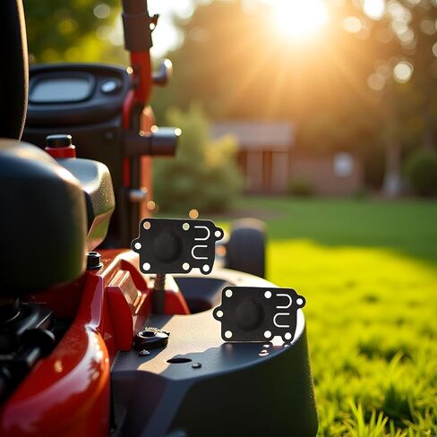 2Pcs Black Carburetor Diaphragm Replaces for Briggs and Stratton 272538 for 3-5 HP Horizontal Pulsa-Jet Engines Lawn Mower Exhaust and Emissions Accessories in Kuwait