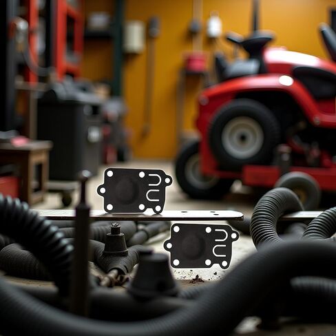 2Pcs Black Carburetor Diaphragm Replaces for Briggs and Stratton 272538 for 3-5 HP Horizontal Pulsa-Jet Engines Lawn Mower Exhaust and Emissions Accessories in Kuwait