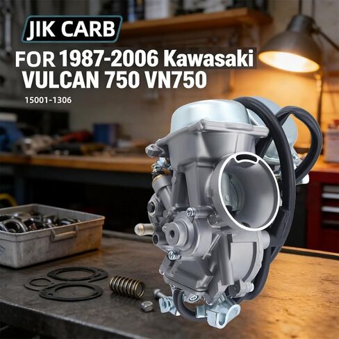 JIK Carb Carburetor Compatible with Kawasaki Vulcan 750 VN750A 1987-2006 in Saudi Arabia