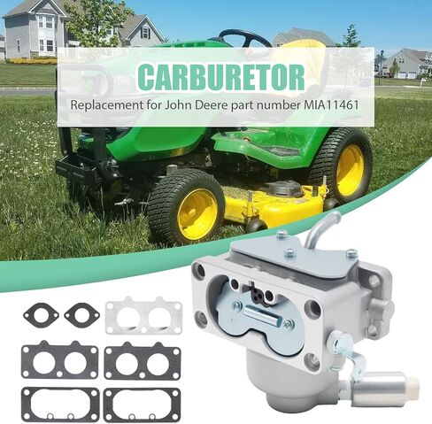 795967 Carburetor with Gaskets, Replacement for John Deere D125 D130 D140 D150 D170 LA135 LA145 LA155 LA165 LA175 Z235 Z245 Z255 Z425 Lawn Mower Tractor in Kuwait