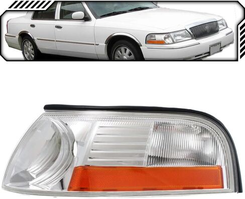 EPIC LIGHTING Halogen Replacement Spec Signal Light Compatible with MERCURY 03-05 GRAND MARQUIS [ FO2520171 3W3Z13201AA ] Left Driver Side in Saudi Arabia