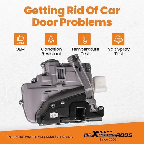 maXpeedingrods 4F1837015 4F1837015G/F/E Front Left Door Lock Latch Actuator 9 Pins for Audi A3 A4 Avant A6 Allroad A8·4E R8, for Seat Exeo 3R2 ST·3R5 in Saudi Arabia