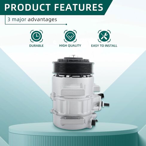 AUTOKAY AC Compressor for Toyota Camry Sienna Rav4 11-17 Replaces 8831008080 8831008081 8831008082 8831008083 158367 157367 8831042333 in Saudi Arabia
