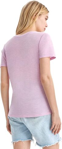 Merino Protect 100% Merino Wool V Neck T-Shirt Women Short Sleeve Shirts Odor Resistance Tops for Outdoor Hiking 2Pack in Kuwait