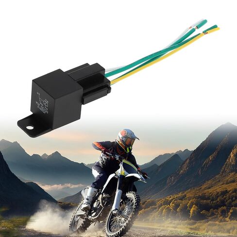 4 Pins 72V 40A Auto Relay with Plastic Hanging Hole with Harness Sockets Waterproof Car Relay 1 Pc in Saudi Arabia
