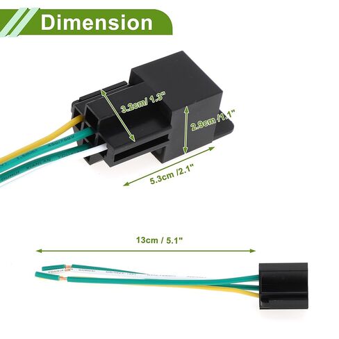 4 Pins 72V 40A Auto Relay with Plastic Hanging Hole with Harness Sockets Waterproof Car Relay 1 Pc in Saudi Arabia