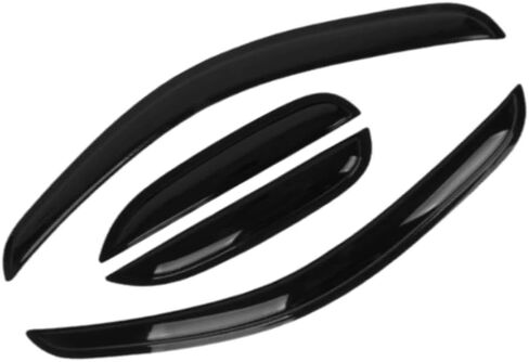 Fit for Chevy Silverado 1500 Extended Cab 2007 2008 2009 2010 2011 2012 2013 2500HD 3500HD 2007-2014; Premier 2mm-Thick Wind Deflector, Vent Visors, Vent Protection, Tape-On Outside-Mount, 4-Pcs Set in Saudi Arabia