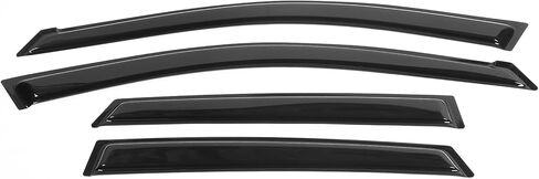 FREEMOTOR802 Tape-on Window Deflectors Fits 2008-2011 Subaru Impreza & 2008-2014 Subaru WRX & WRX STI, Rain Guards Side Window Visors Wind Deflectors Vent Visors Smoke Tinted Acrylic 4 Pieces in Saudi Arabia