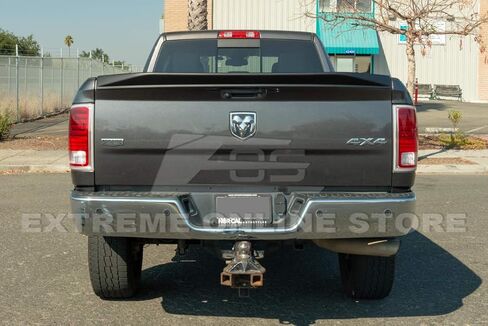 Replacement for 2009-2018 Ram 1500 2500 3500 All Models | Street Series ABS Plastic Primer Black Rear Trunk Lid Wing Tailgate Spoiler in Saudi Arabia