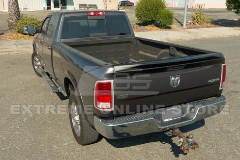 Replacement for 2009-2018 Ram 1500 2500 3500 All Models | Street Series ABS Plastic Primer Black Rear Trunk Lid Wing Tailgate Spoiler in Saudi Arabia