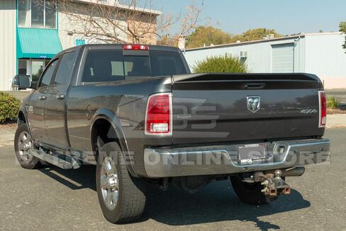 Replacement for 2009-2018 Ram 1500 2500 3500 All Models | Street Series ABS Plastic Primer Black Rear Trunk Lid Wing Tailgate Spoiler in Saudi Arabia