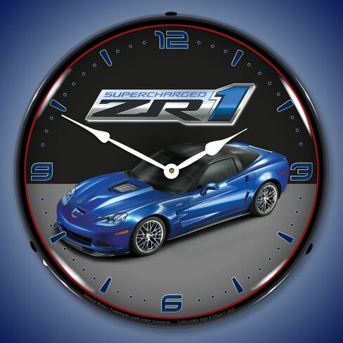 C6 كورفيت ZR1 ساعة حائط مضاءة LED in Kuwait