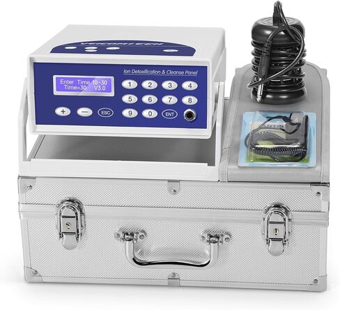 Ionic Foot Bath Detox Machine, Detox Foot Spa with Wrist Strap, Far Infrared Waistbelt and Array for Home Use, Salon Beauty Club in Kuwait